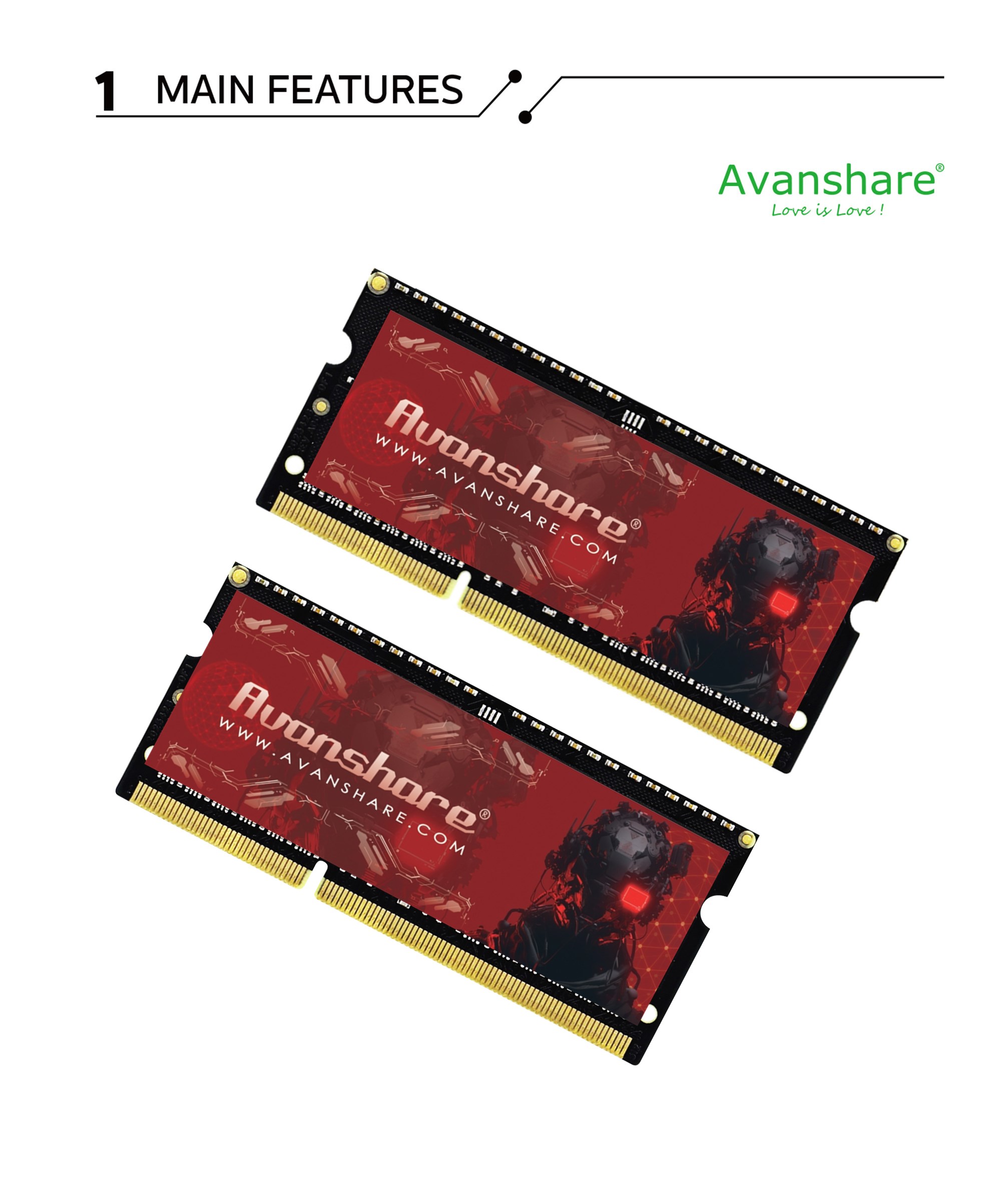 Ddr5 4800Mhz - Memória RAM Avanshare DDR5 DDR4 DDR3