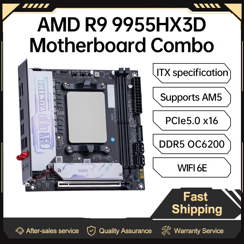 Ddr5 64Gb - Combo de Placa-Mãe TOPC AMD Ryzen