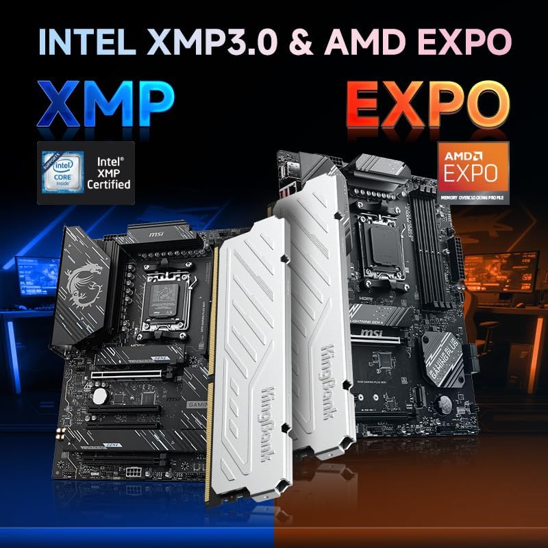 Memória RAM KingBank KJXS DDR5 - Ddr5 16Gb 6000Mhz avaliação e preço