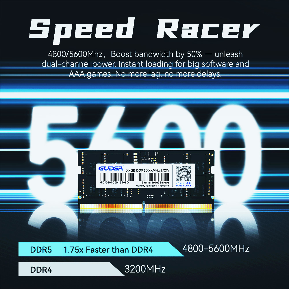 Memória GUDGA DDR5 RAM 8GB 16G - Ddr5 4800Mhz avaliação e preço