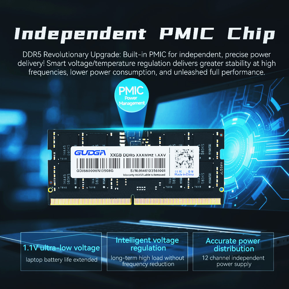 Memória GUDGA DDR5 RAM 8GB 16G - Ddr5 4800Mhz avaliação e preço