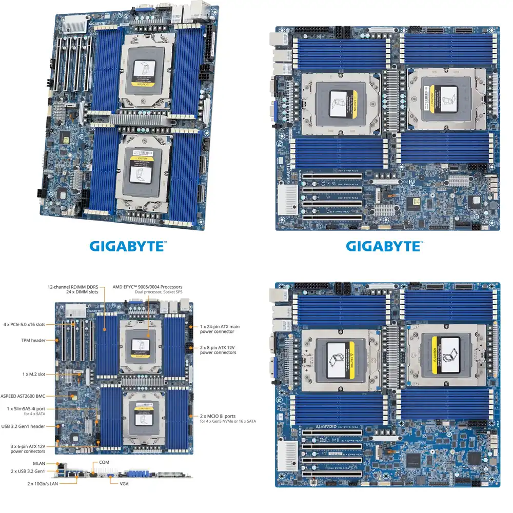 Placa-Mãe para Servidor MZ73-L - Ddr5 Memory avaliação e preço