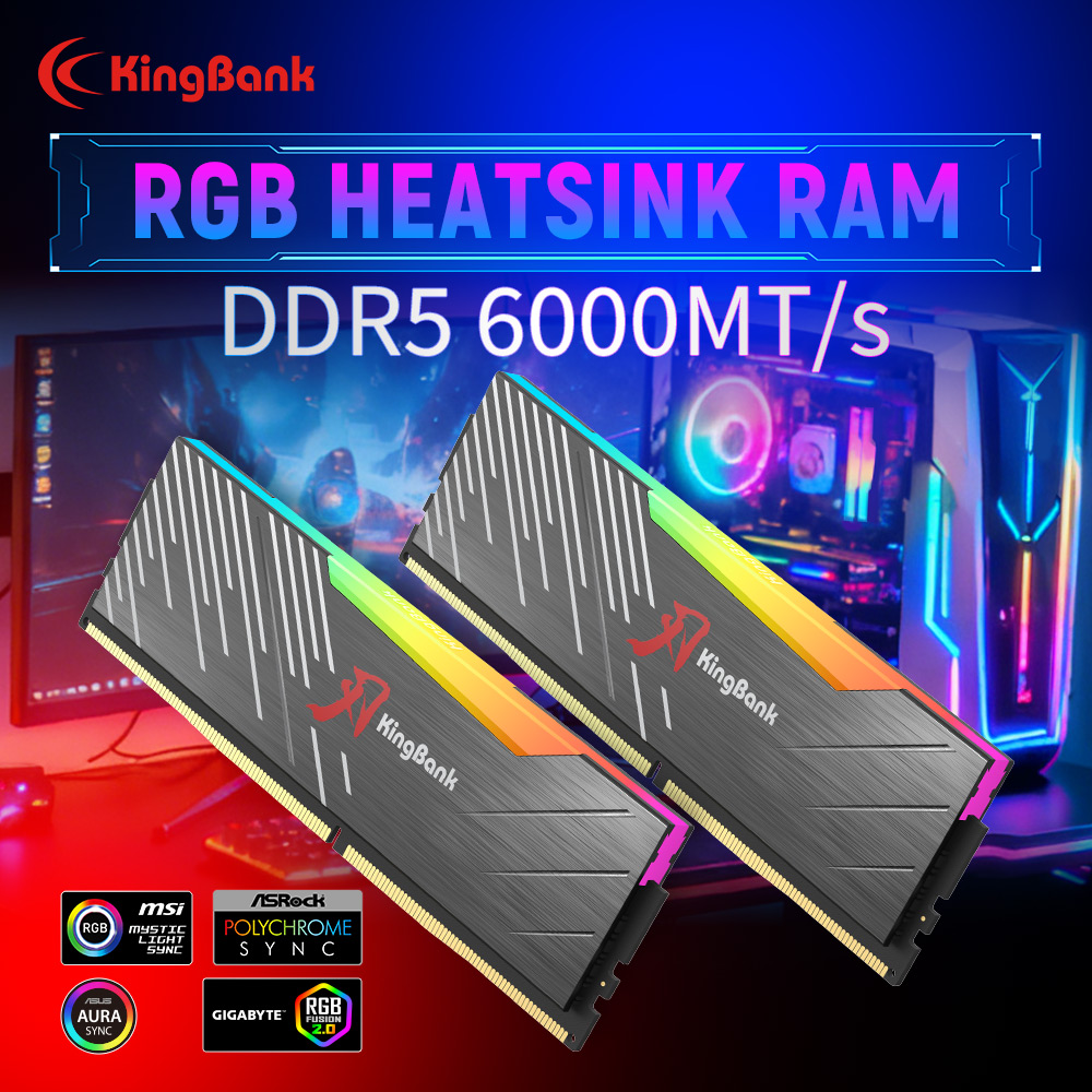 Memória KingBank KRRB DDR5 RGB - Ddr5 4800Mhz avaliação e preço