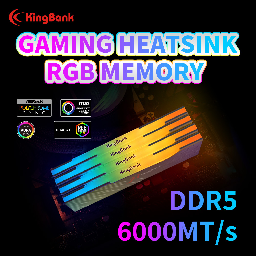 Memória KingBank KRRB DDR5 RGB - Ddr5 4800Mhz avaliação e preço