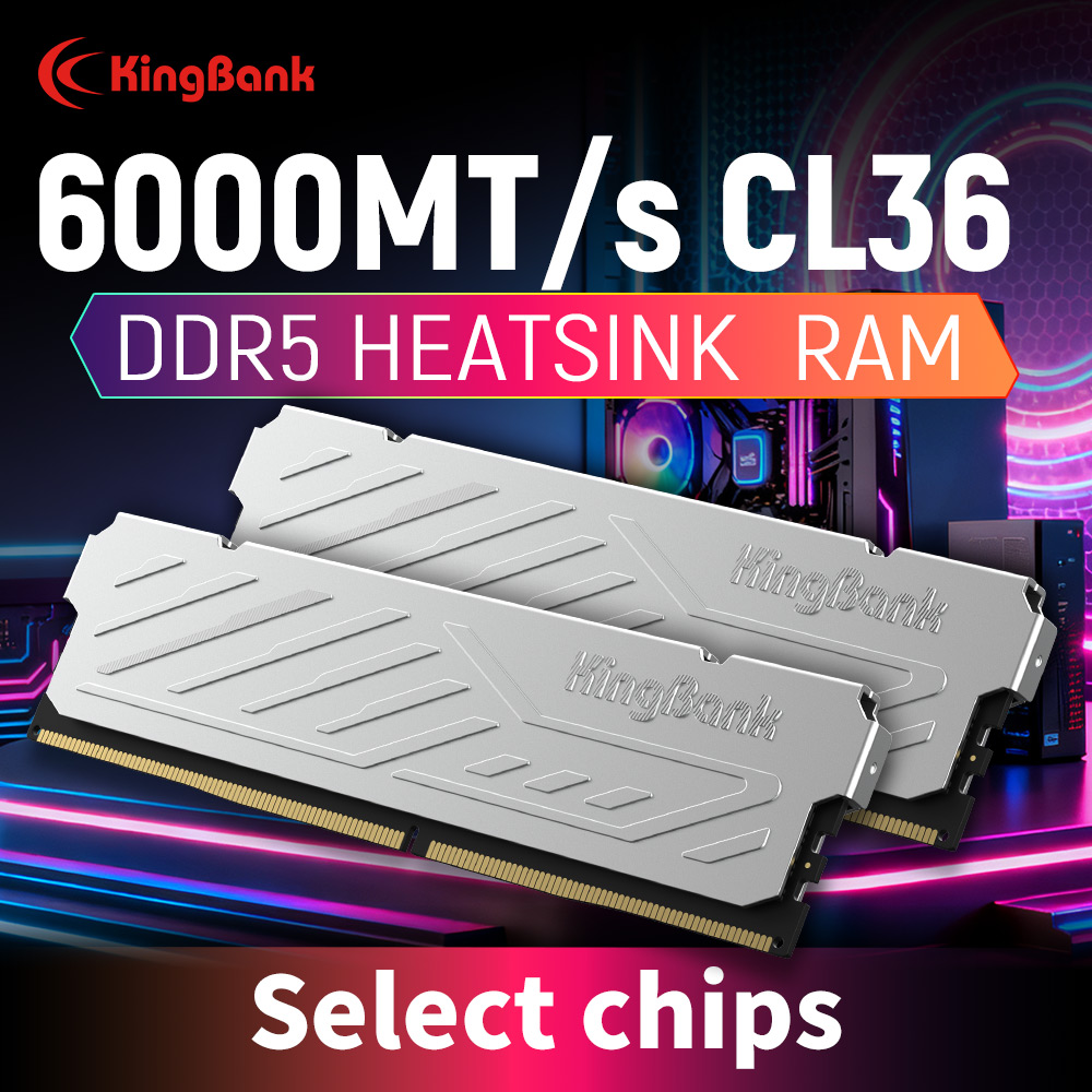 Memória RAM KingBank KJXS DDR5 - Ddr5 16Gb 6000Mhz avaliação e preço