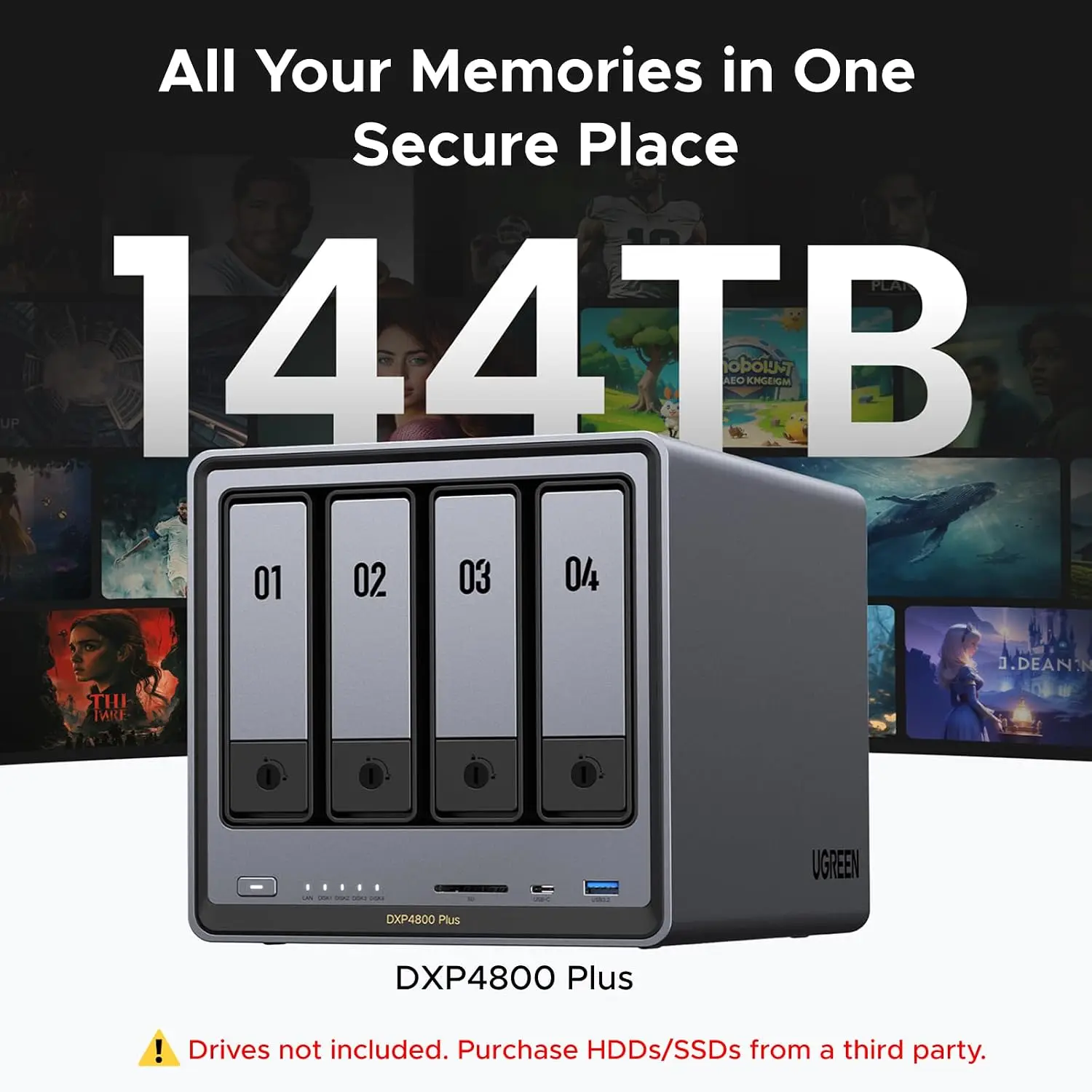 UGREEN NAS DXP4800 Plus NAS de - Ddr5 8Gb avaliação e preço